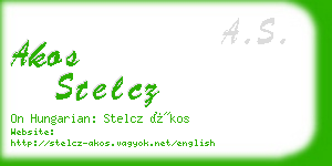 akos stelcz business card